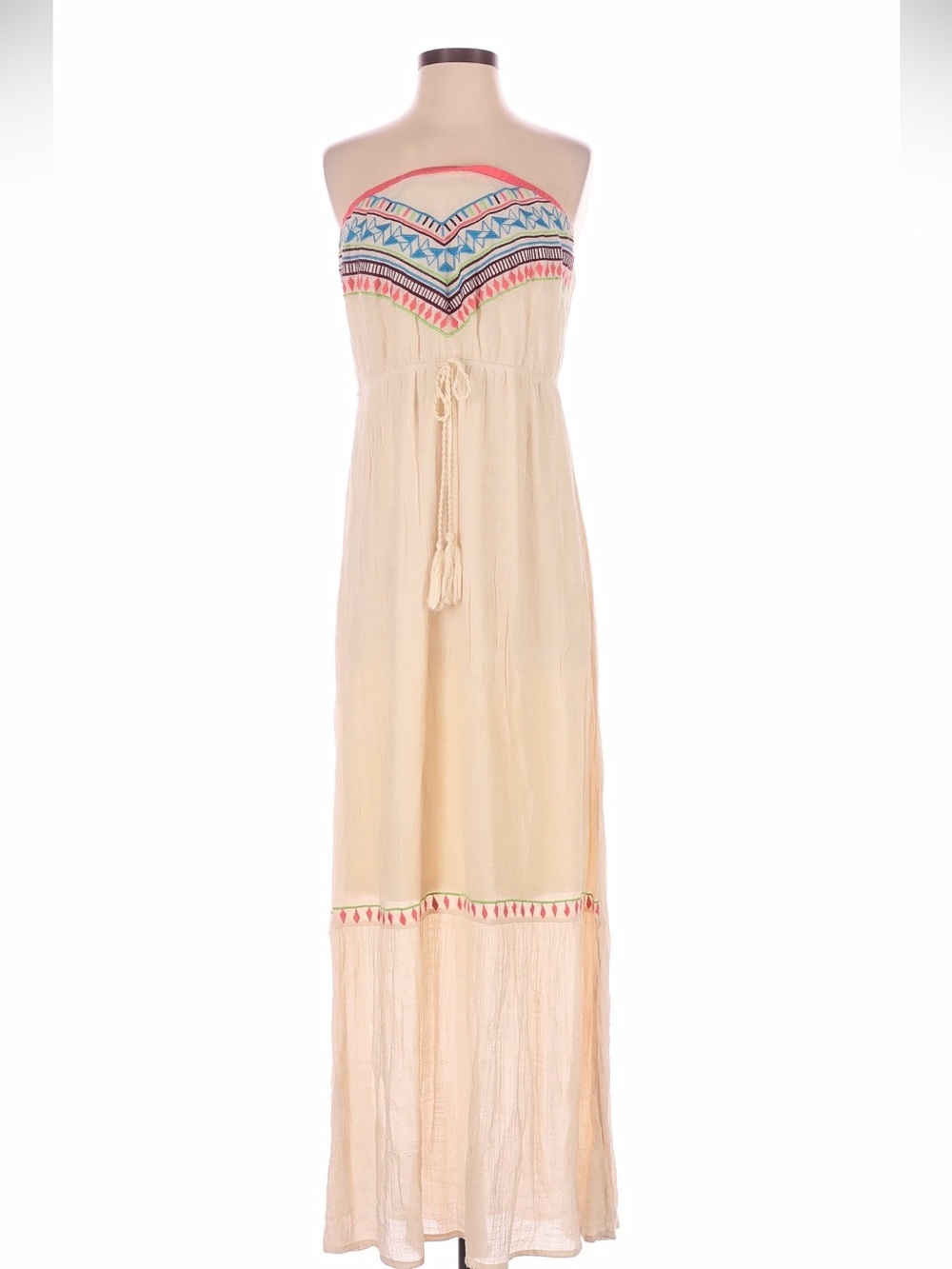 Flying Tomato Maxi Strapless Dress